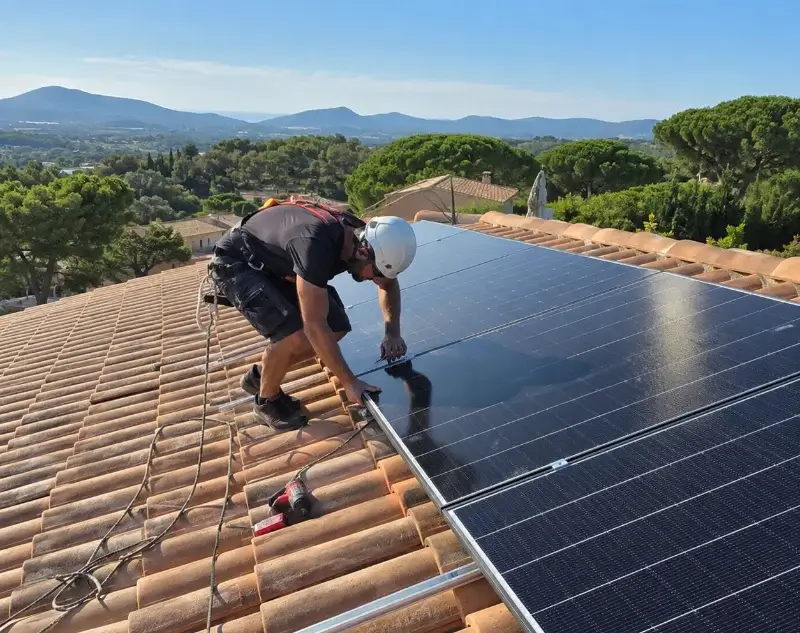 Installateur panneaux solaires Agnos — pose photovoltaïque sur toiture