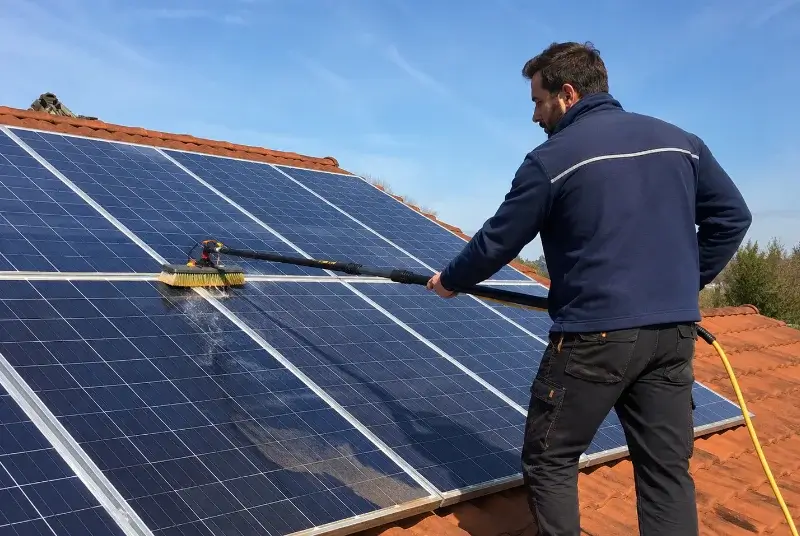 Nettoyage et entretien de panneaux solaires à Agnos